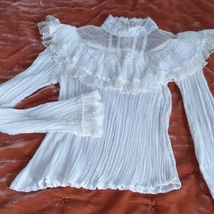 Vintage white blouse